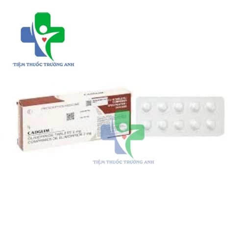 Cadglim 2 Zydus Cadila - Thuốc điều trị tiểu đường không phụ thuộc insulin tuýp 2